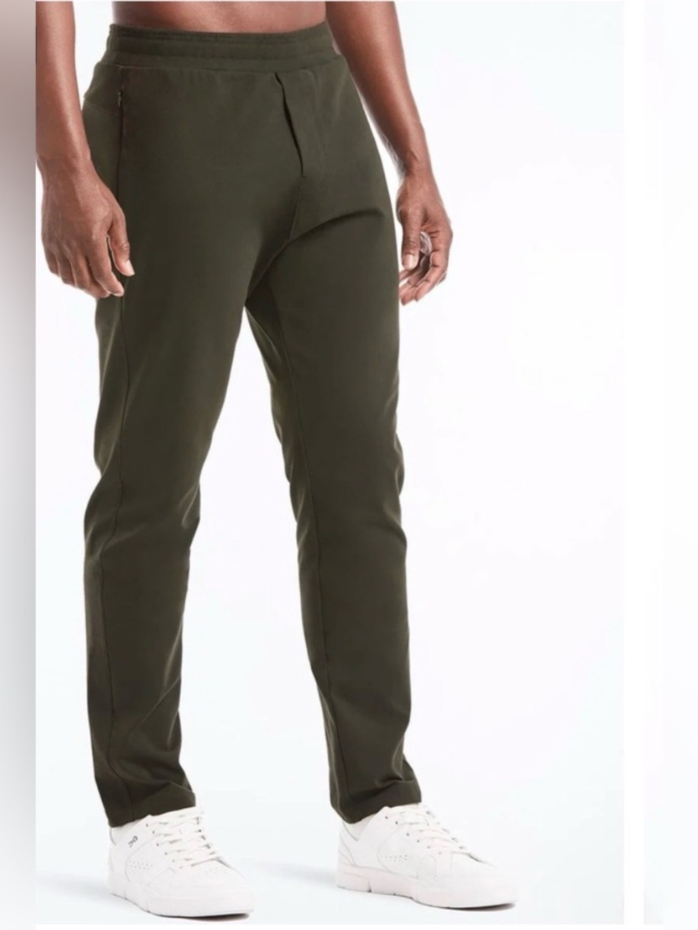 Public Rec All Day Every Day Pants Olive Green Drawstring 30x28 NWOT